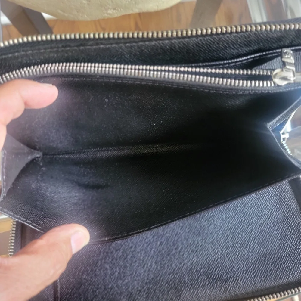 Louis Vuitton Damier Graphite Zippy Extra Large Organizer. Authentic..